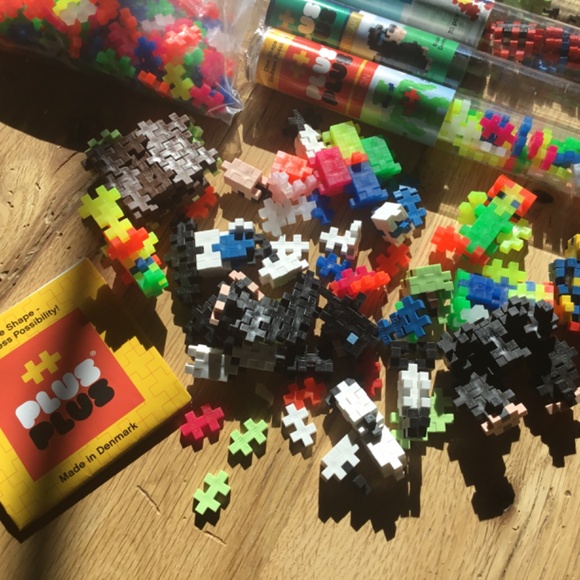 Plus Plus 1 pound Denmark 🇩🇰 toys 5 tubes instructions - Picture 3 of 9